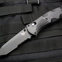 Benchmade Barrage Axis-assisted Tanto Edge Black Handle Black Part Serrated Blade 583SBK
