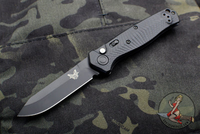 Benchmade Mediator Out The Side OTS Black Body With Black Reverse Tanto Blade 8551BK