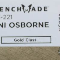 Benchmade Gold Class- Mini Osbourne- Reverse Tanto- Artic Storm Fat Carbon Fiber Scale- Damasteel Blade SN2654