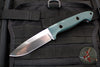 Benchmade 162 Bushcrafter OD Green G-10 Fixed Blade Leather Sheath Model 162