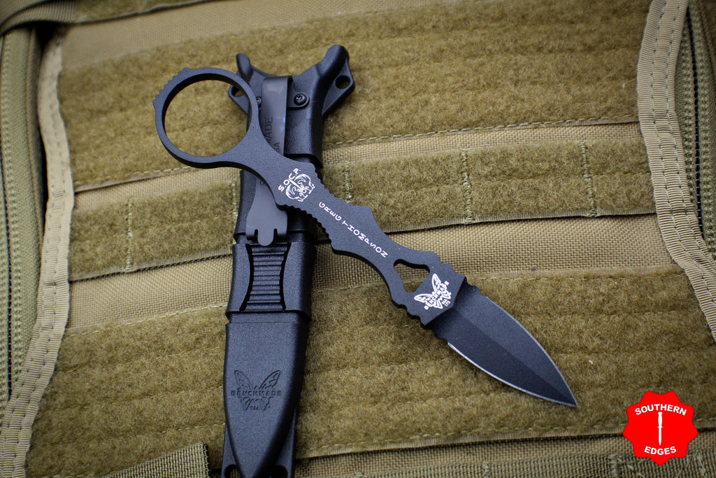 Benchmade MINI SOCP Black fixed blade tactical dagger 173BK | Southern ...
