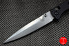 Benchmade Fact Stonewash Manual Spear Point Blade Black Body 417