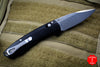 Benchmade Arcane Satin Drop Point Blade Black Body Axis Flipper 490