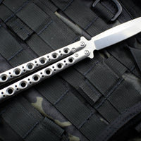 Benchmade 62 Butterfly Balisong Satin Spearpoint Blade Stainless Steel Handles 62