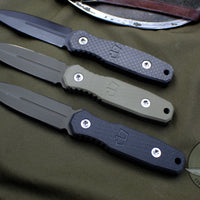 Blackside Customs Phase 7 Double Edge Dagger - OD with Black G-10 Scales BSC-P7-OD-BLK