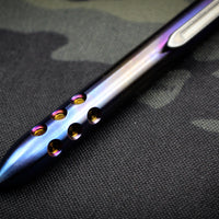 Blackside Customs Flamed Titanium Pen