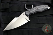Borka Blades SB1 Fixed Blade -Stonewash with Black Micarta Scales