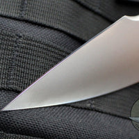 Borka Blades SB1 - John Gray Collaboration- Chisel Ground- Hand Ground Stonewash/Polished- Black G-10 Scales- Custom Leather Sheath