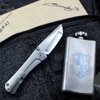Marfione Custom/Borka Blades Jameson Set Collaboration Custom SBTF Custom Ti Flask Special Cigar