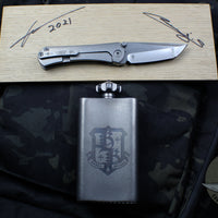 Marfione Custom/Borka Blades Jameson Set Collaboration Custom SBTF Custom Ti Flask Special Cigar