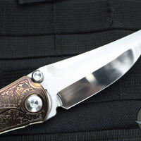 Borka Blades- Marfione- Bond Knives 4 Horseman SBKF- Assasin Grind- Diamond Wash Blade