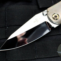 Borka Blades/Marfione SBSP Custom Folder- Cosmic Finished Handle- High Polish Blade