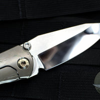 Borka Blades/Marfione SBSP Custom Folder- Cosmic Finished Handle- High Polish Blade