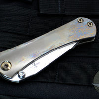 Borka Blades/Marfione SBSP Custom Folder- Cosmic Finished Handle- High Polish Blade