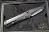 Borka Blades/Marfione Custom Knives Collaboration SBTF Custom Folder Set- Carboquartz with DLC Finished Blade And Hitex Tritium Inlaid Chip