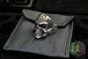 Borka Blades Silver Skull Ring- "Who Dares Wins" - Various Sizes