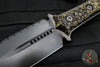 Borka Custom SBD- Double Edge Dagger- 2Saints Skull Custom Handle Scales- DLC Full Serrated Blade- Last One