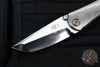 Borka Blades/Sean Marfione Summit Collaboration SBTF Custom Folder - Bloodwash Finished Titanium- Diamond Wash Finished Blade