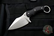 Borka Blades SRambit Fixed Blade -Stonewash with Black G-10 Scales
