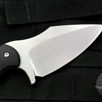 Borka Blades SRambit Fixed Blade -Stonewash with Black G-10 Scales