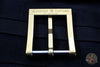 Blackside Customs Modular Belt Buckle - Brass with SS Hardware
