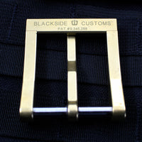 Blackside Customs Modular Belt Buckle - Brass with SS Hardware
