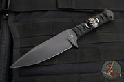 Blackside Customs- Fedele X- Tanto Edge- Black DLC Blade- Starlingear Menuki- Bastinelli Wrapped Cord  BSC-FX-STAR-BAST-DLC