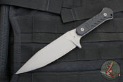 Blackside Customs Fedele X- Tanto Edge- Bead Blast Finished Blade- Black G-10 Scales BSC-FX-BB-BLKG10