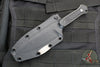 Blackside Customs Fedele X- Tanto Edge- Stonewash with Black G-10 Scales BSC-FX-SW-BLKG10