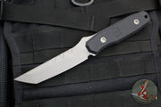 Blackside Customs Kimura Fixed Blade - Gray Matter Finish- Black G-10 Scales BSC-K1-GM-BLKG10