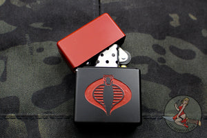 Blackside Customs Brass Lighter - Cobra Edition