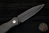 Blackside Customs Phase 7- Double Edge Dagger - Black with Carbon Fiber Scales BSC-P7-BLK-CF