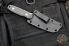 Blackside Customs- Kimura Fixed Blade - Stonewash Finish- Carbon Fiber Scales BSC-K1-SW-CF