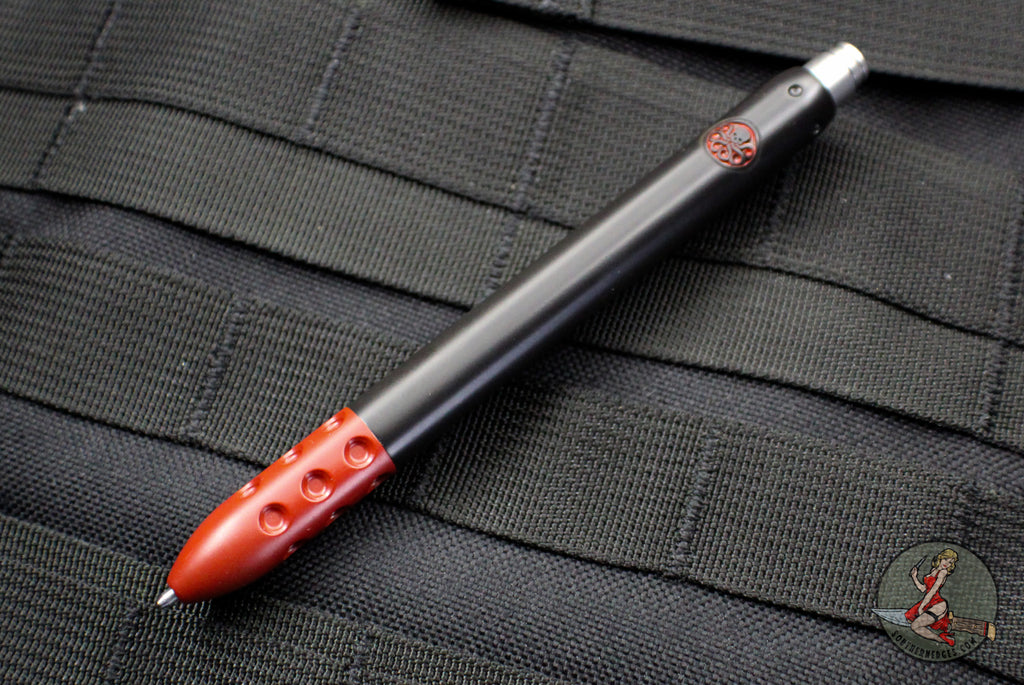 Blackside Customs Naval Brass Pen- Hydra Edition- Red