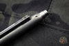 Blackside Customs Blasted Finished Titanium Pen with Flamed Ports