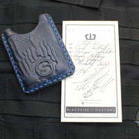 Blackside Customs- Starlingear Collaboration- Leather Card Case- Batch II Version 10