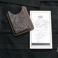 Blackside Customs- Starlingear Collaboration- Leather Card Case- Batch II Version 3