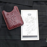 Blackside Customs- Starlingear Collaboration- Leather Card Case- Batch II Version 6