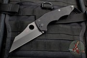 Spyderco Yojumbo Large Black Folder with Wharncliffe Black Blade C253GPBBK