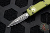 Microtech CALIFORNIA LEGAL OD Green UTX-70 Double Edge (OTF) Black Blade CA147-1 OD