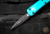 Microtech CALIFORNIA LEGAL Turquoise UTX-70 Double Edge (OTF) Black Blade CA147-1 TQ
