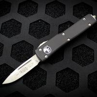 Microtech UTX-70 Black CALIFORNIA LEGAL Single Edge (OTF) Stonewash Blade CA148-10