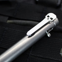 Chaves Knives Bolt Action Pen- Titanium- Smooth Titanium Sleeve