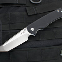 Chaves Knives Liberation 229- Tanto Edge - Black G-10 And Titanium Handle- Satin Belt Finished Blade