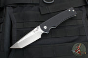 Chaves Knives Liberation 229- Tanto Edge - Black G-10 And Titanium Handle- Satin Belt Finished Blade