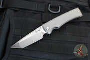 Chaves Knives Liberation 229- Tanto Edge - Full Titanium Handle- Satin Belt Finished Blade