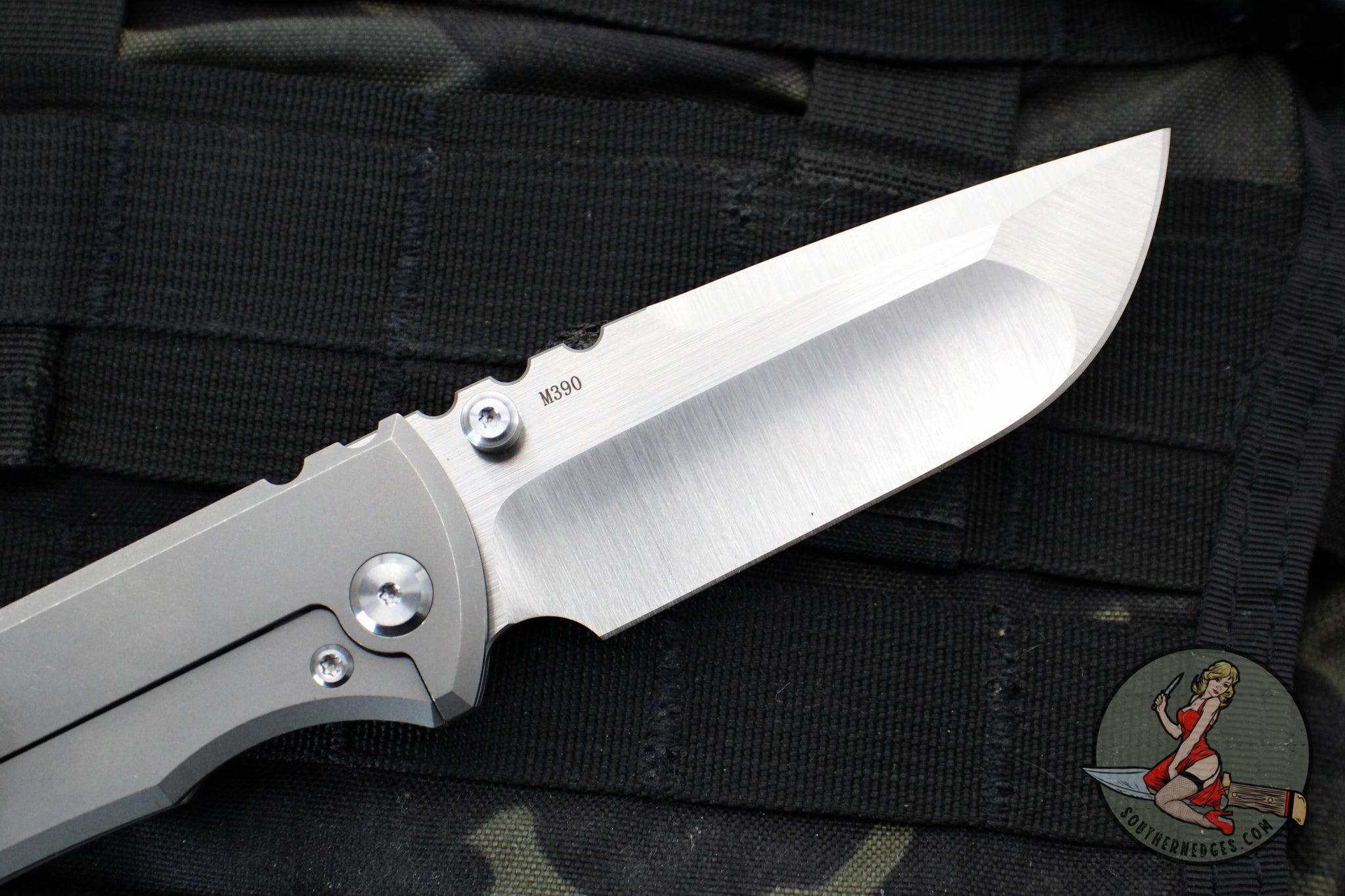 Chaves Knives Redencion 229 Folder- Drop Point- Full Titanium Handle ...