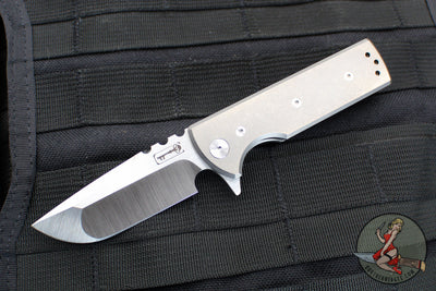 Chaves Knives T.A.K. Flipper - Drop Point- Full Titanium Handle