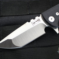 Chaves Knives T.A.K. Flipper - Tanto Edge- Black G-10 Scale