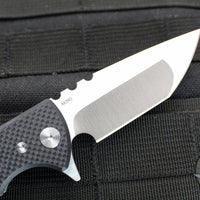 Chaves Knives T.A.K. Flipper - Tanto Edge- Black G-10 Scale